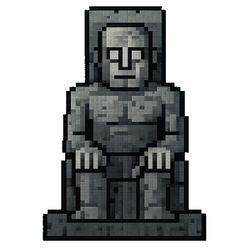A Living Statue