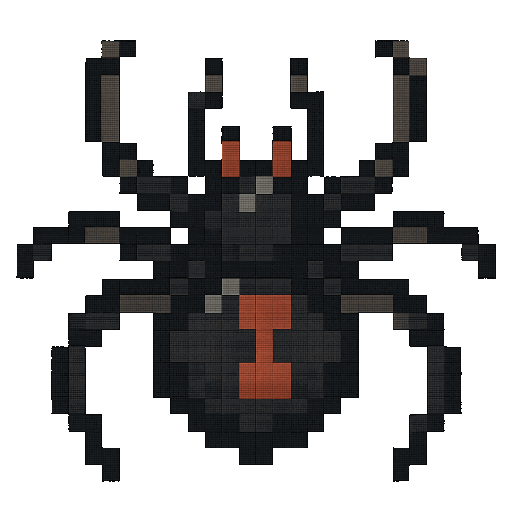 Black Widow attacking