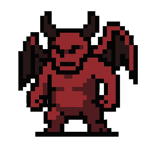 Demon attacking