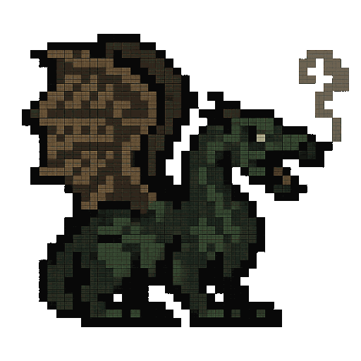 Dragon attacking