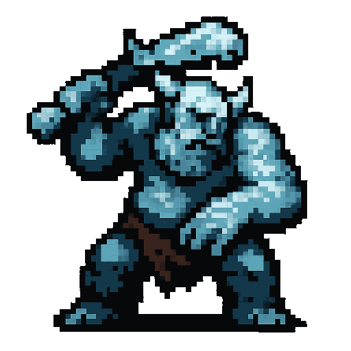 Frost Giant attacking