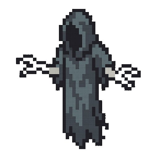 Ghost attacking