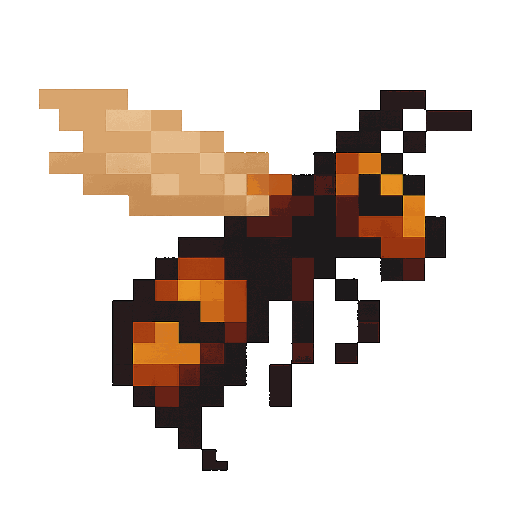 Giant Wasp attacking