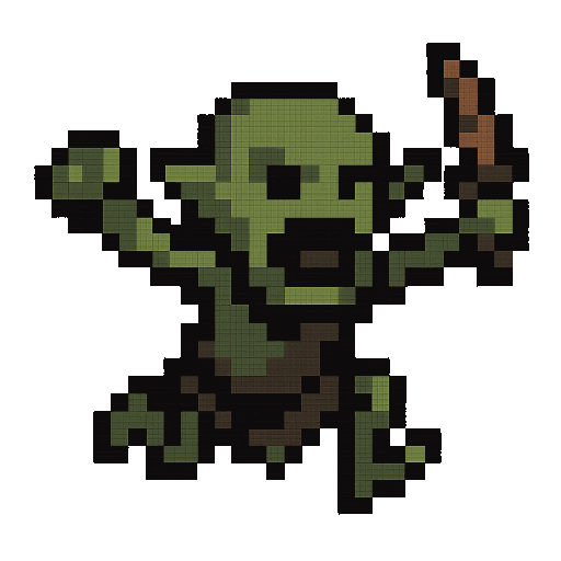 Goblin attacking