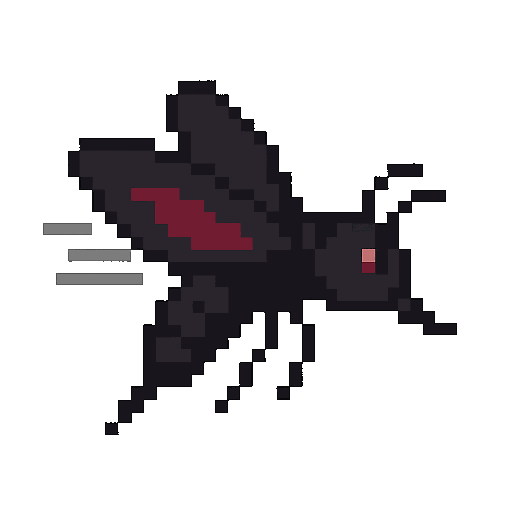 Night Moth attacking