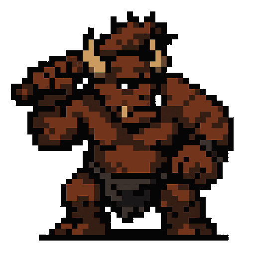Ogre attacking