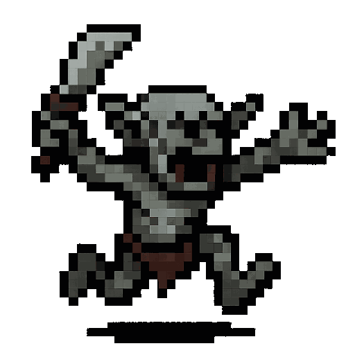 Orc attacking