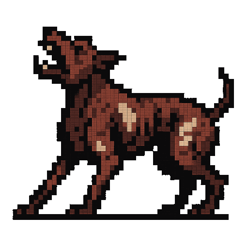 Rot Hound attacking