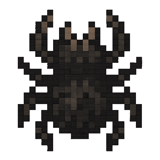 Spider attacking