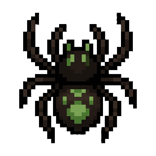 Spider, venomous attacking