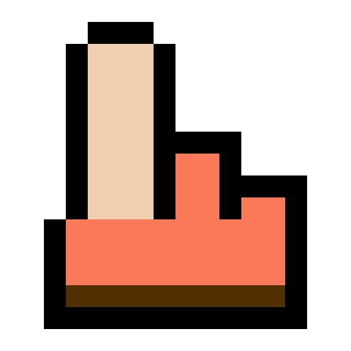 A pointing finger