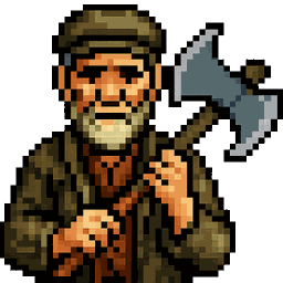 Sixpence with battle axe